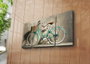 Wallity Reloj de Pared Decorativo de Lienzo Multicolor (3 Piezas)